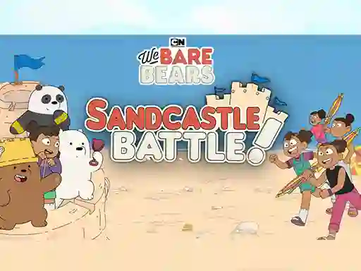 Spel Sandcastle Battle! We Bare Bears på nätet