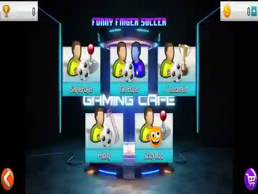 Spel Funny Finger Soccer på nätet