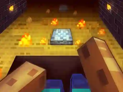 Spel Parkour in the cave 3D på nätet