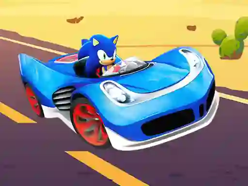 Spel Sonic Racing Jigsaw på nätet