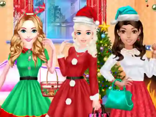 Spel Fashion Girls Christmas Party på nätet