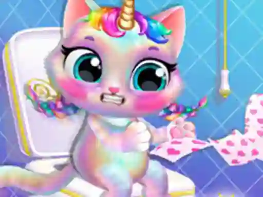 Spel Twinkle My Unicorn Cat Princess Caring på nätet