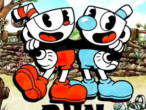 Spel Cuphead Run version på nätet