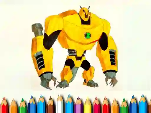 Spel Ben10 Monsters Coloring book på nätet