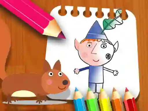 Spel Ben Hollys Coloring Book på nätet