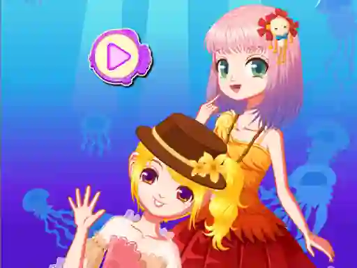 Spel Mermaid Princess Dress Up Salon på nätet