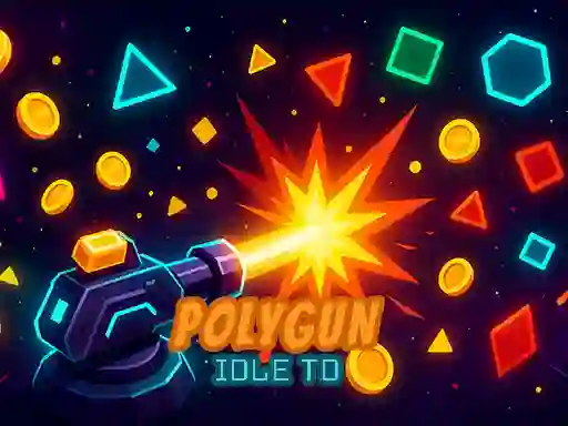 Spel PolyGun: Idle TD på nätet