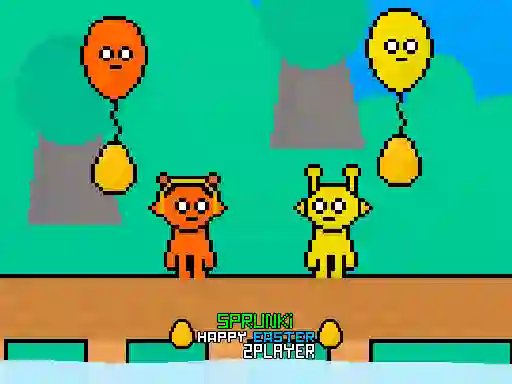 Spel Sprunki Happy Easter 2Player på nätet