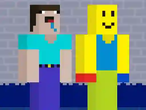 Spel NoobLOX Rainbow Friends på nätet