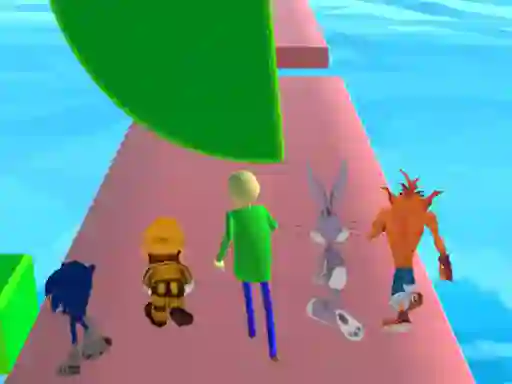 Spel Fun Race 3D baldi's basics på nätet