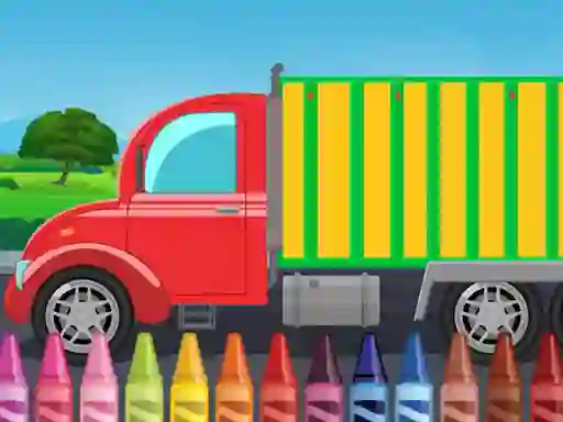 Spel Truck Coloring på nätet