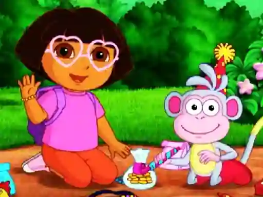 Spel Dora Kids Puzzles på nätet