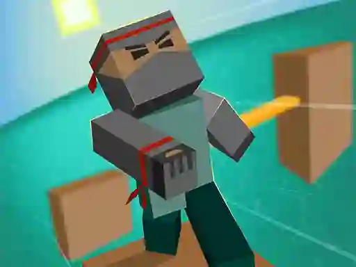 Spel Blocky Parkour Ninja på nätet
