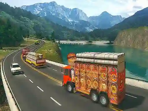 Spel Indian Cargo Truck Gwadar Port Game på nätet