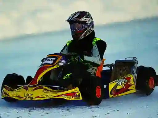 Spel Kart Racing Jigsaw på nätet