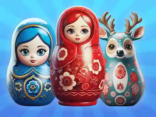 Spel Sort by Matryoshka Shelves! på nätet