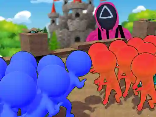 Spel Squid Game Crowd Pusher på nätet