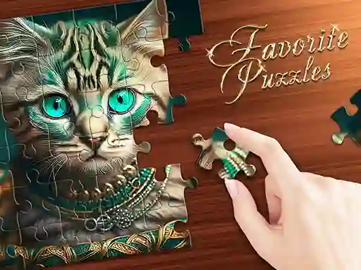 Spel Favorite Puzzles: jigsaw game på nätet