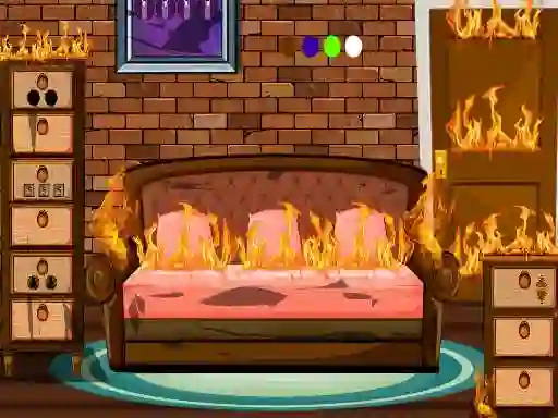 Spel Fired House Escape på nätet