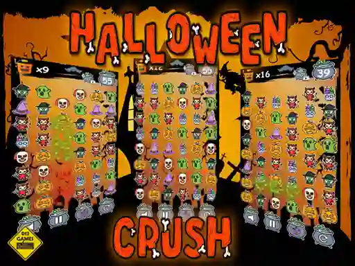 Spel Halloween Crush på nätet