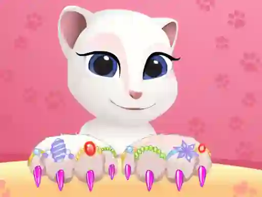Spel Talking Tom Angela Great Manicure på nätet