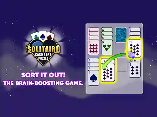 Spel Solitaire Card Sort Puzzle på nätet