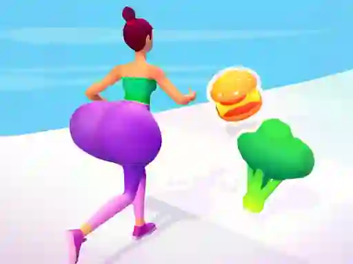 Spel Twerk it! body Race 3D på nätet