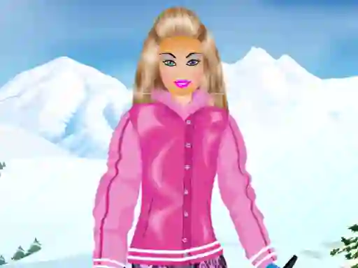 Spel Barbie Snowboard Dress på nätet
