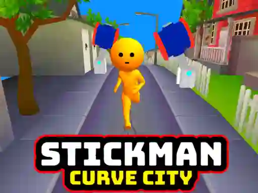Spel Stickman Curve City på nätet