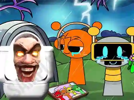 Spel Sprunki Castle Panic Skibidi Toilet på nätet