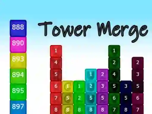 Spel Tower Merge på nätet