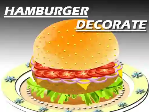 Spel Hamburger Decorating på nätet
