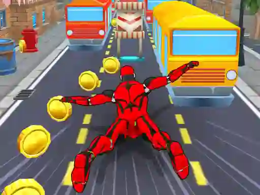 Spel Subway Run Superhero Robot på nätet