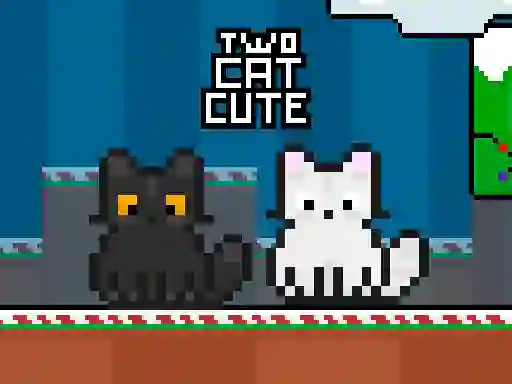 Spel Two Cat Cute på nätet