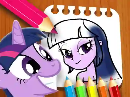 Spel Equestria Girls Coloring Book på nätet