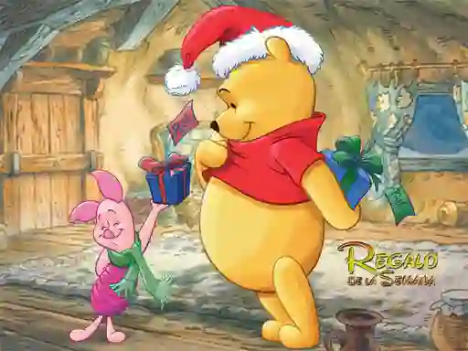 Spel Winnie the Pooh Christmas Jigsaw Puzzle på nätet