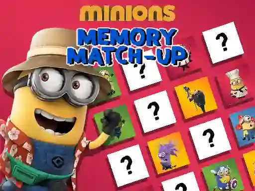 Spel Minions Memory Match Up på nätet
