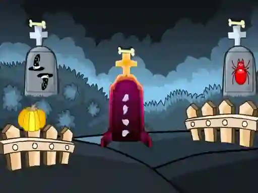 Spel Halloween Scary Cemetery Escape på nätet