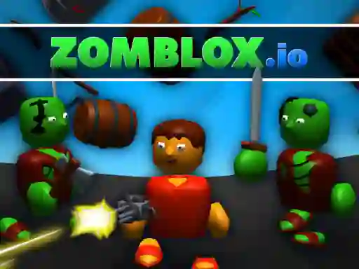 Spel Zomblox.io på nätet