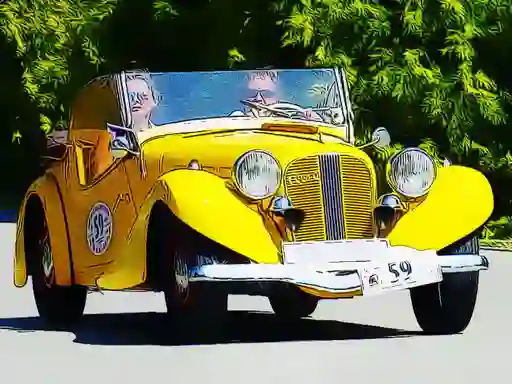 Spel Old Cars Puzzle på nätet