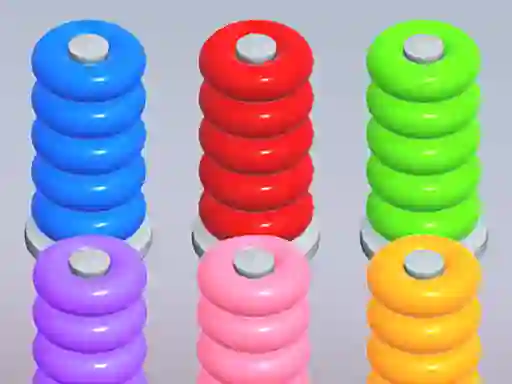 Spel Color Ring Sort på nätet