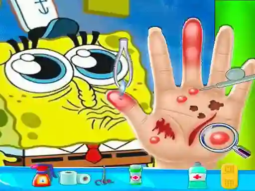 Spel Spongebob Hand Doctor på nätet