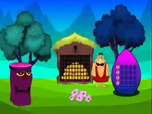 Spel Caveman Treasure Escape på nätet