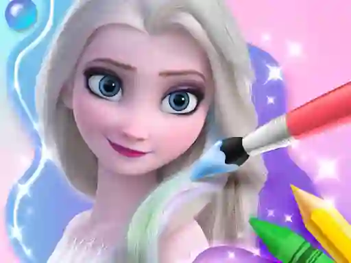 Spel Coloring Book For Elsa på nätet