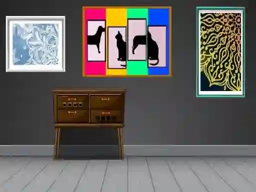 Spel Grayish House Escape på nätet