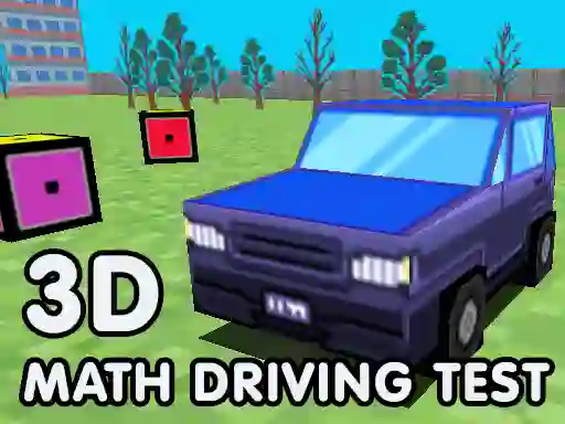 Spel 3D Math Driving Test på nätet