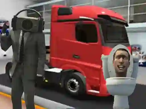 Spel Truck Simulator Skibidi Toilet på nätet