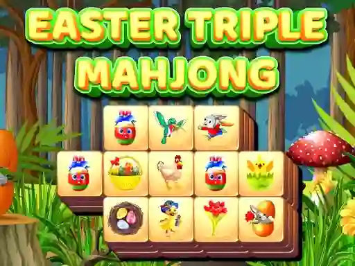 Spel Easter Triple Mahjong på nätet