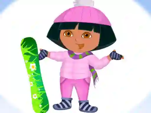 Spel Dora Ski Winter Dressup på nätet