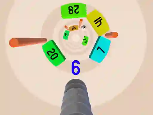 Spel Snake vs Balls på nätet